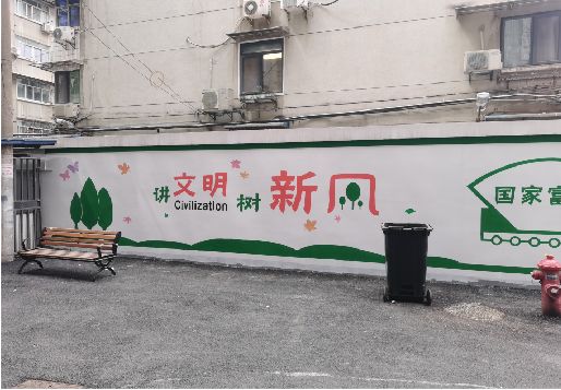 鹤峰社区墙绘